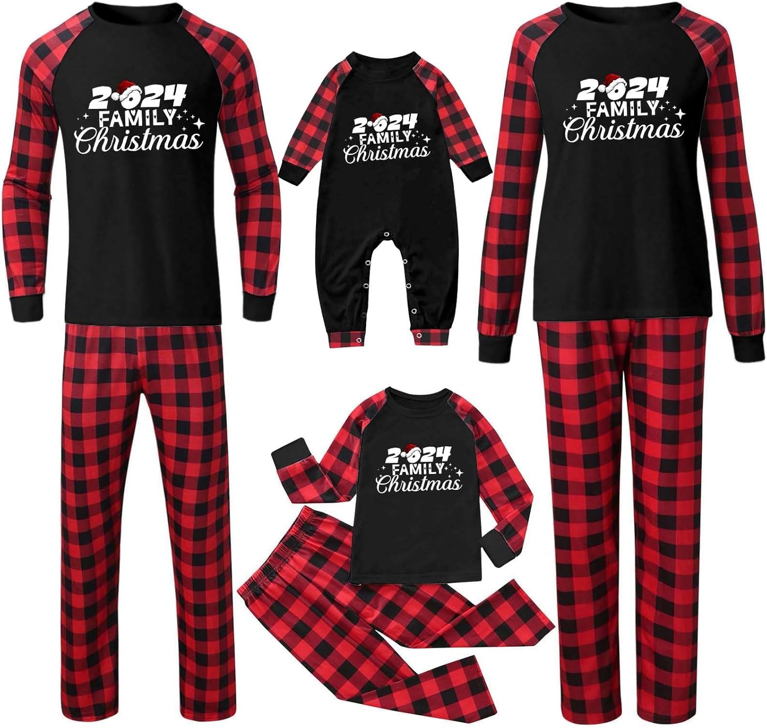 Nation Christmas Pajamas Related Units 2024 Lovable {Couples} Pjs Lengthy Sleeve Vacation Jammies Yuletide Loungewear Sleevewear